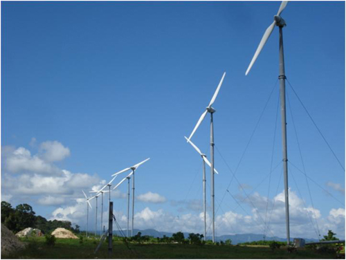 La ferme éolienne de la Pointe du Diable